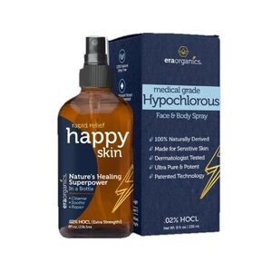 EraOrganics Happy Skin Hypochlorous Face & Body Spray Sensitive Skin 8 oz